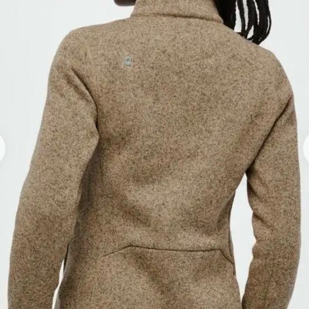 FIGS On Shift Sweater Knit Jacket Size XL Heather Light Oak ๐ค๐ค๐ค - Picture 14 of 15